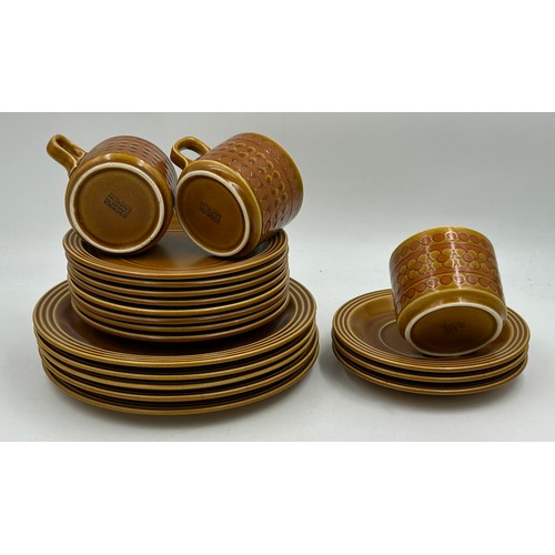 445 - A quantity of Hornsea Pottery 'Saffron' to include lidded storage jars 4 x 20cm, 2 x 15.5cm, 2 x 11.... 