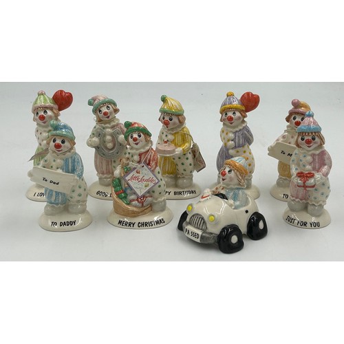 448 - A collection of Beswick Clowns 'Little Lovables' to include LL4, LL8, LL9, LL12, LL14, LL29, LL30, L... 