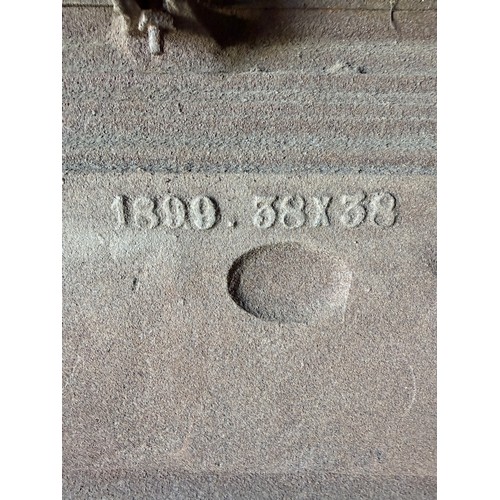 4 - A 19thC cast iron fire surround. Opening 38” x 38”.