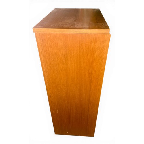 33 - A mid 20thC teak Austinsuite chest of six drawers. 64cm w x 42cm d x 116cm h.