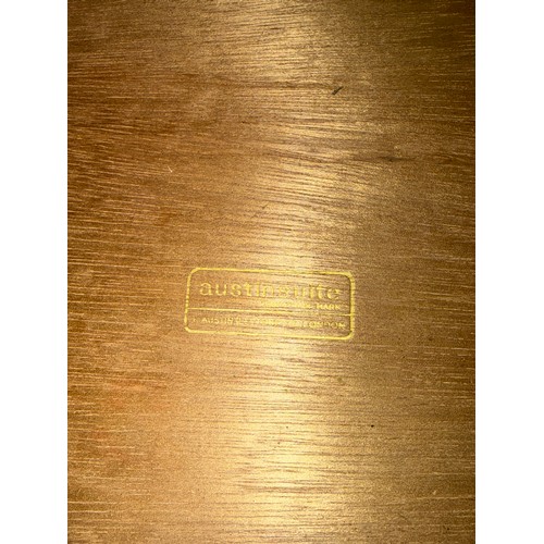 33 - A mid 20thC teak Austinsuite chest of six drawers. 64cm w x 42cm d x 116cm h.