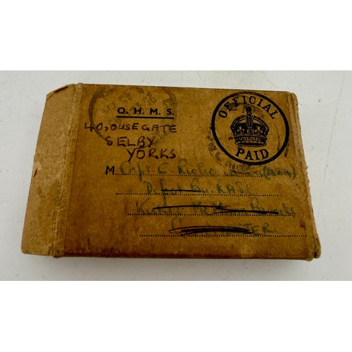 621 - World War II medals in original box comprising The Defence Medal, The France and Germany Star and Th... 