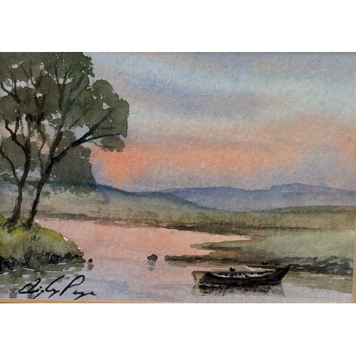 Digby Page (1945-) : A collection of six framed watercolours all