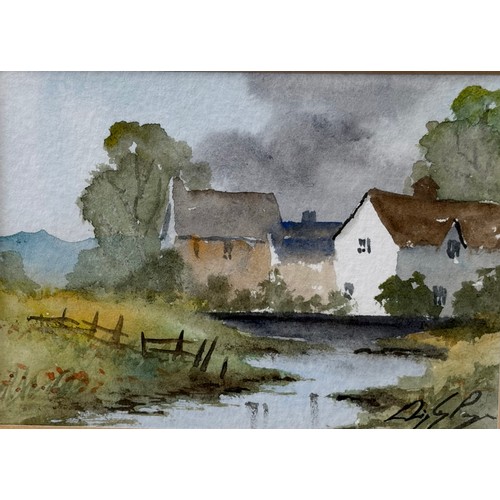 Digby Page (1945-) : A collection of six framed watercolours all