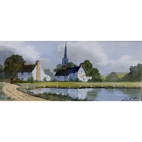 Digby Page (1945-) : A collection of six framed watercolours all