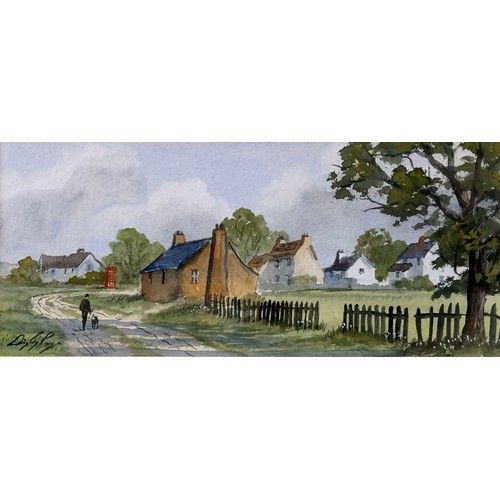 Digby Page (1945-) : A collection of six framed watercolours all