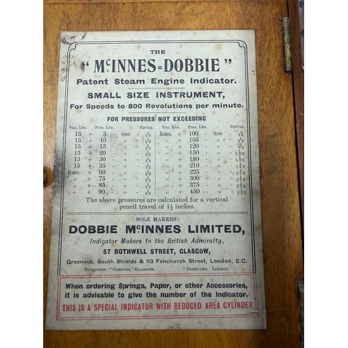 An early 20th Century steam engine indicator No1 by Dobbie McInnes of ...