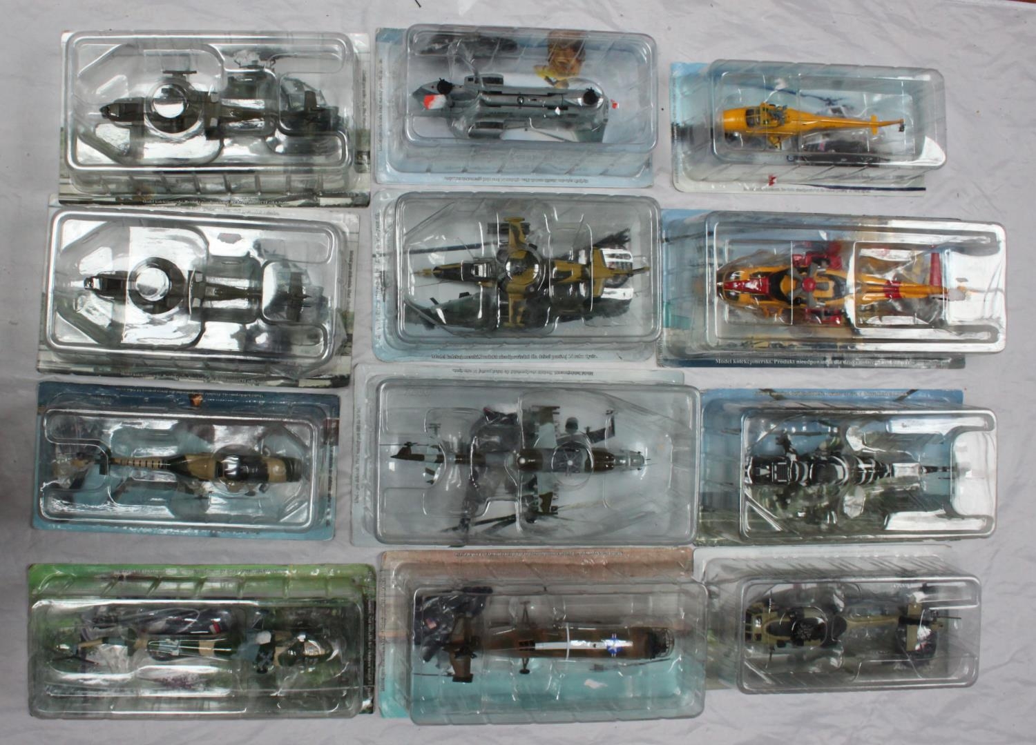 Twelve Amer.com Collection military helicopters and choppers, mint