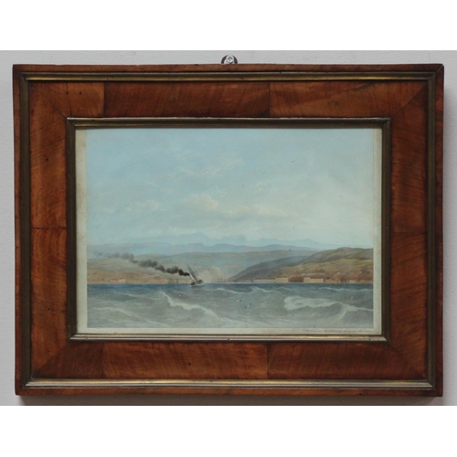 537 - Carlo Bossoli, '2, Entrance to Sebastopol, from the Sea', hand coloured lithograph, possibly from a ...