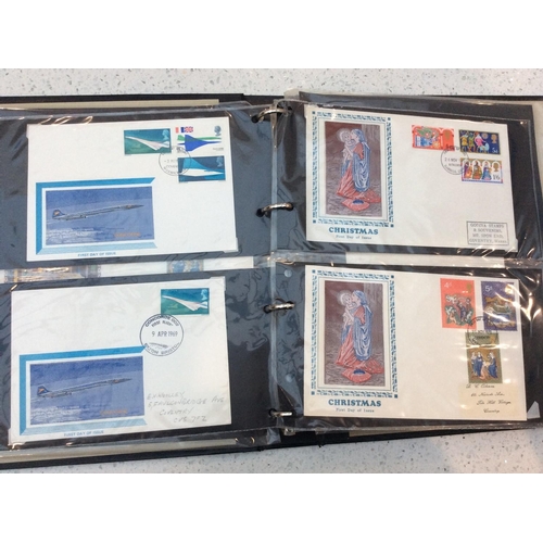 278 - A collection of 40 Silk FDCs including Churchill, 4x Concord, 8x Apollo 14 & 15 Moon Landings, silk ... 