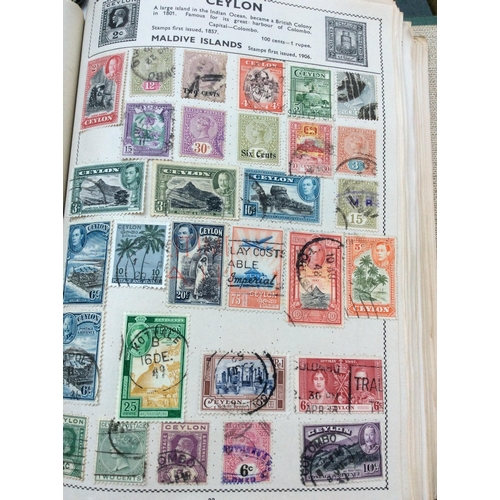 289 - A Movaleaf Illustrated Stamp Album, well-filled with 'GB' and 'World' used and mint, l/m, a small qt... 