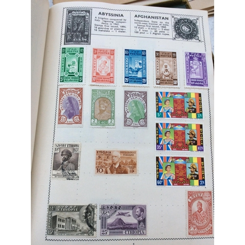 289 - A Movaleaf Illustrated Stamp Album, well-filled with 'GB' and 'World' used and mint, l/m, a small qt... 