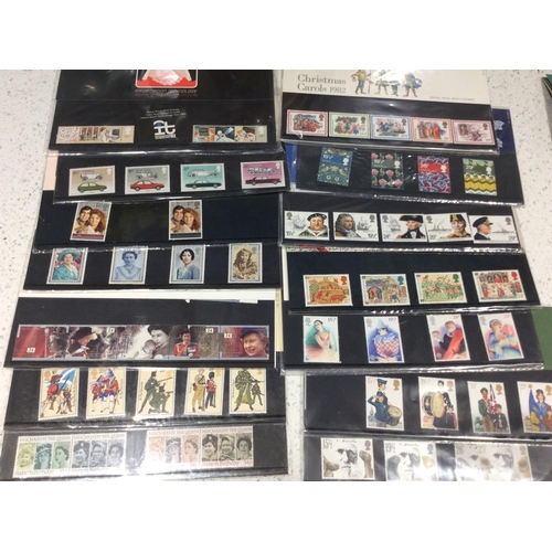 292 - Mixed lot GB 14x RMMS and 16x BPO Mint Stamp packs, RM Yr Packs 1991, 2000, 2002, 2001, 
The Great B... 