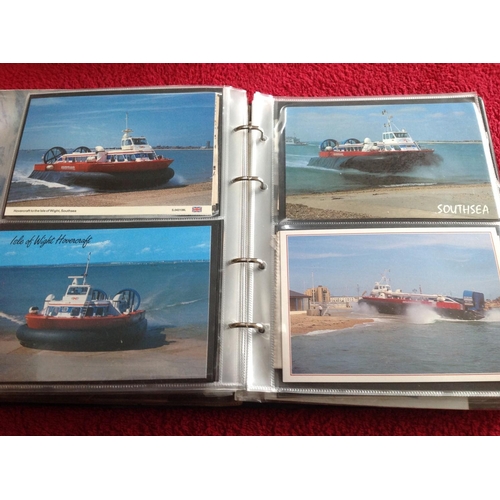 259 - A selection of Portsmouth area cards - nearly all of the city and harbour - in a box containing a nu... 