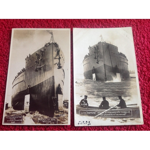 260 - Approximately 440 British Royal Naval ships, with submarines, in three modern albums - two pockets t... 