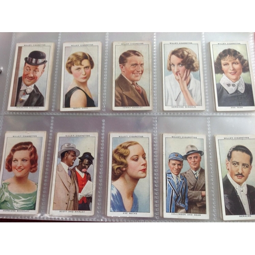 262 - An album of cigarette cards of approximately 840 cards, which includes a full set of 50 Kensitas 'Bu... 