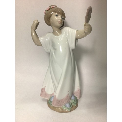 39 - Four various Lladro porcelain figures ‘You Deserve the Best No. 8504’, ‘Forrest Encounter No. 6931’,... 