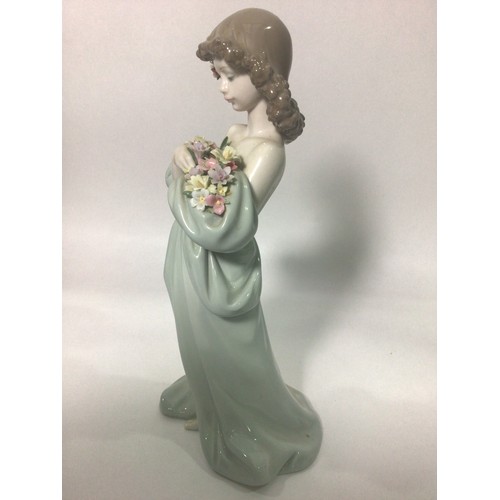 47 - Four Lladro porcelain figures including ‘Pocket Full of Wishes No. 7650, ‘A Wish Come True No. 7676’... 