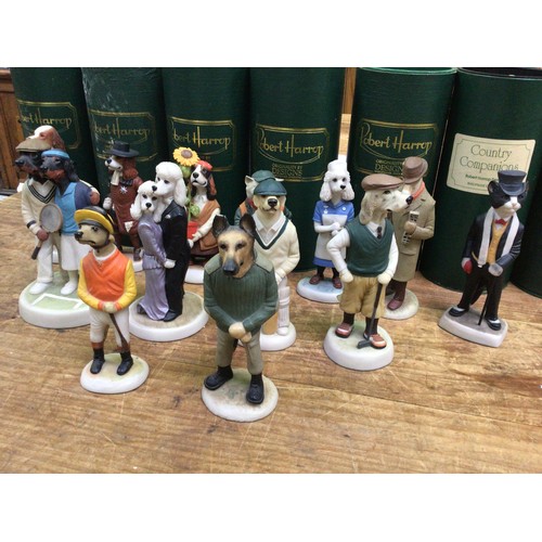 70 - Thirteen various Robert Harrop figures including ‘Night on the Town’ PP09a, ‘Poodles in Step’ GC08, ... 