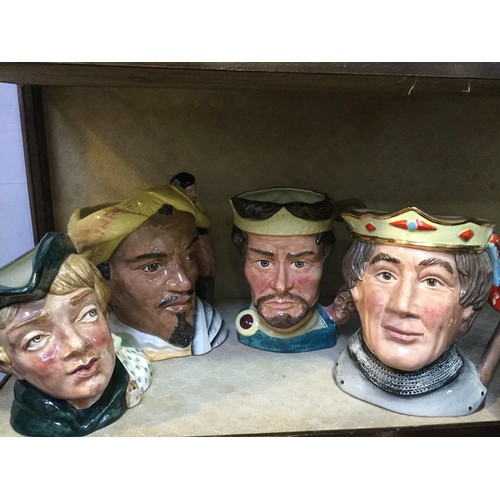 75 - ROYAL DOULTON 'THE SHAKESPEARE COLLECTION' CHARACTER JUGS, including Shakespeare (D7136), Macbeth (D... 