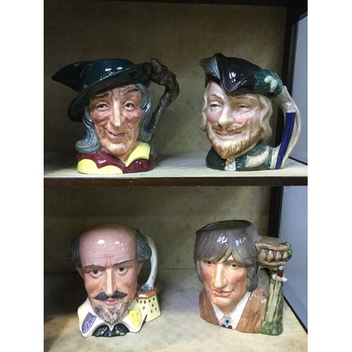 75 - ROYAL DOULTON 'THE SHAKESPEARE COLLECTION' CHARACTER JUGS, including Shakespeare (D7136), Macbeth (D... 