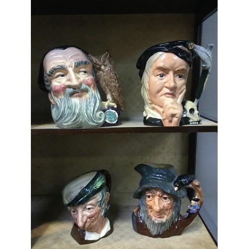 75 - ROYAL DOULTON 'THE SHAKESPEARE COLLECTION' CHARACTER JUGS, including Shakespeare (D7136), Macbeth (D... 