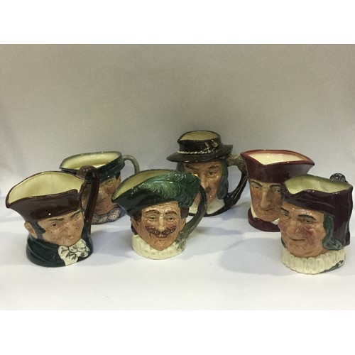 78 - A large collection of assorted Royal Doulton character jugs, including Paddy, two x Sairey Gamp, Owd... 