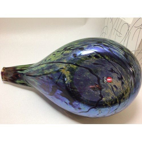 98 - Oiva Toikka for Iittala studio large glass bird ‘Capercaillie’, with etched signature to base, 30cm,... 