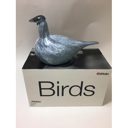 102 - Oiva Toikka for Iittala studio glass bird, ‘Arctic Baby Loon’, etched signature to base, dated 2012,... 