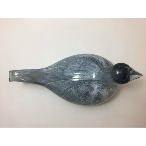 102 - Oiva Toikka for Iittala studio glass bird, ‘Arctic Baby Loon’, etched signature to base, dated 2012,... 