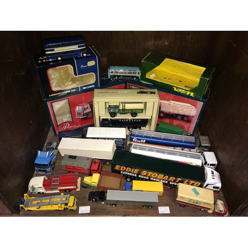 302 - SECTIONS 43 & 44. A collection of assorted die-cast model vehicles, predominantly loose, some boxed,... 