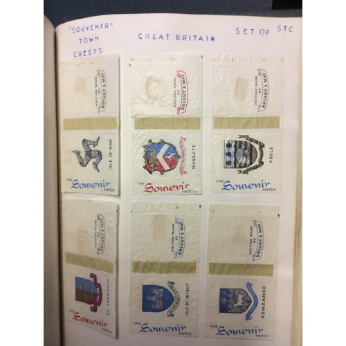 241 - A Collection of Matchbox tops and labels, World and GB, in 29x albums including 'The Holborn Matchbo... 