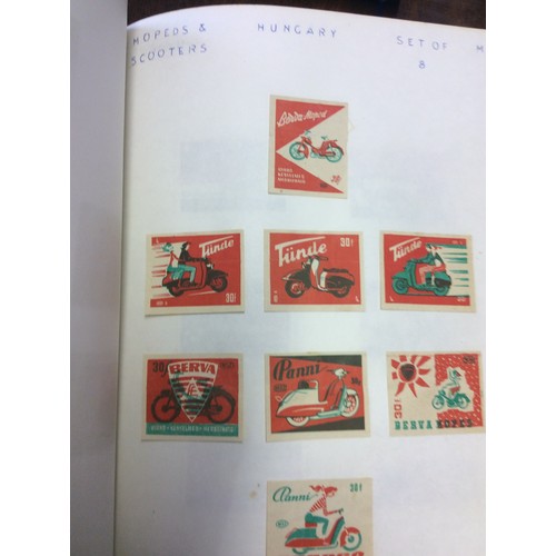 241 - A Collection of Matchbox tops and labels, World and GB, in 29x albums including 'The Holborn Matchbo... 