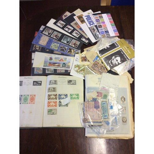 243 - Mixed lot including various Royal Mail Mint Stamps, The Machin Definitive 50th Anniversary booklet, ... 