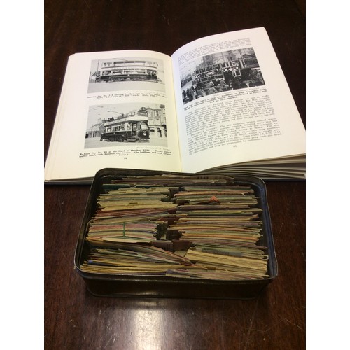 247 - A collection of loose 'used' tram tickets from around the country, together with a book, 'Tramways o... 