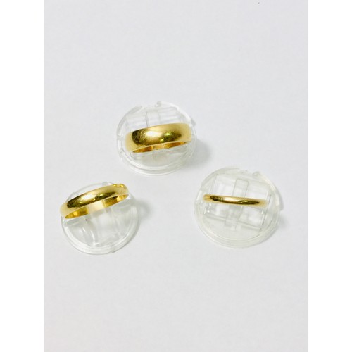 203 - Three 18ct yellow gold wedding rings. The heaviest of the three weighing 10.1 grams, 5mm  wide, fing... 