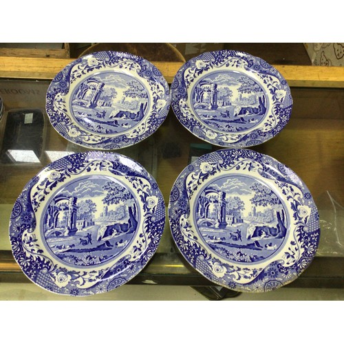 23 - SECTION 23 & 24. A Spode blue and white Italian pattern part dinner and tea service ‘C1816’, compris... 