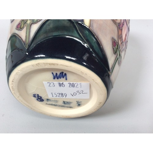 43 - A Moorcroft vase of ovoid form, decorated with the Foxgloves pattern, designed by Rachel Bishop, dat... 