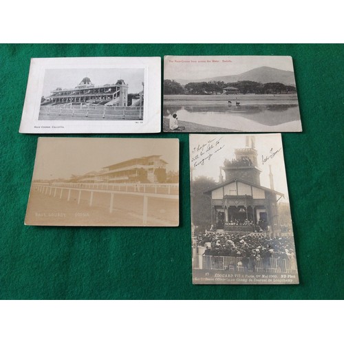 135 - Some 25 postcards (all pictured) on horse-racing – 17 – British and four foreign (Ceylon, Calcutta a... 