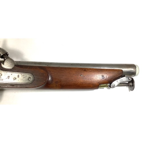 416 - Tower Armouries, London. A Sea Service 17 bore / .650 calibre single-shot percussion pistol, 8