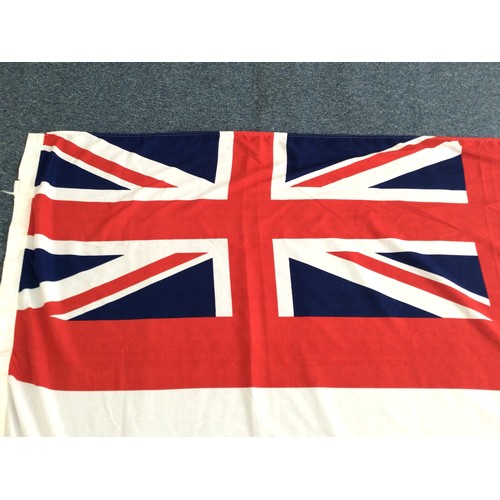 439 - A very large Union Jack Ensign from HMS Cardiff which was decommissioned in 2005, marked ‘6 BTH 2001... 