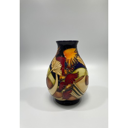 35 - A Moorcroft pottery vase decorated in the Parasol Dance mushroom pattern, designed by Kerry Goodwin,... 