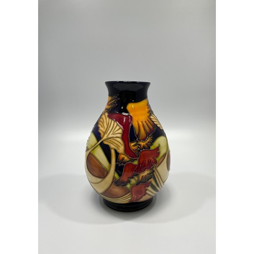 35 - A Moorcroft pottery vase decorated in the Parasol Dance mushroom pattern, designed by Kerry Goodwin,... 