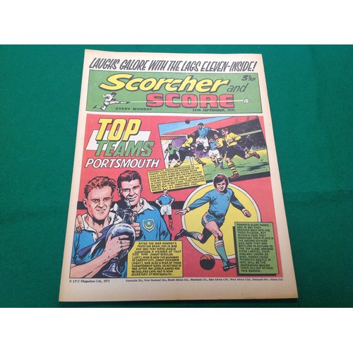 326 - A 'near complete' set of the 548 soccer comics from the Scorcher; Scorcher & Score; and Tiger and Sc... 