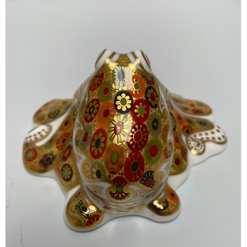 25 - A Royal Crown Derby paperweight, ‘Octopus’, limited edition 114/2500, with factory marks to base and... 