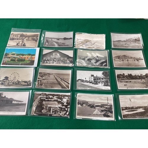 168 - Approximately 90 standard-size postcards – most in plastic sleeves - of Hayling Island from Edwardia... 