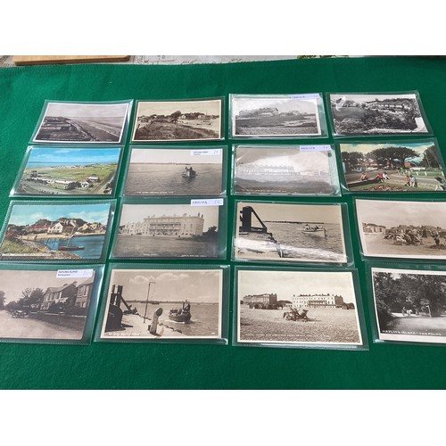 168 - Approximately 90 standard-size postcards – most in plastic sleeves - of Hayling Island from Edwardia... 