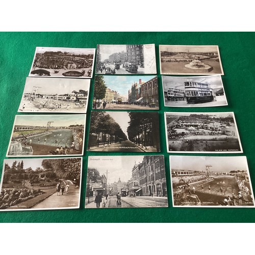 169 - A good selection of some 46 Portsmouth standard-size postcards (all photographed in our four images)... 