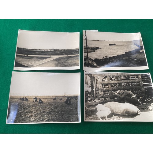 164 - Probably a unique collection of approximately 60 World War Two photographs of various sizes, which s... 