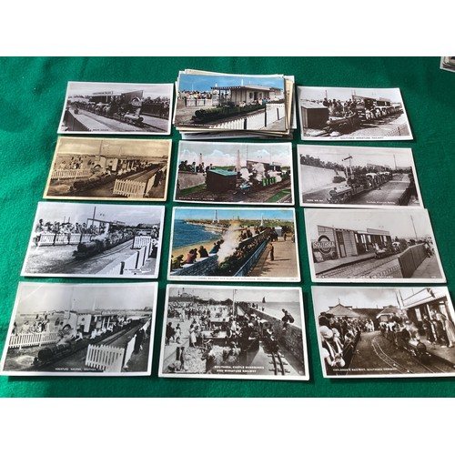 167 - A collection of approximately 60 standard-size postcards in good collectable condition of the miniat... 